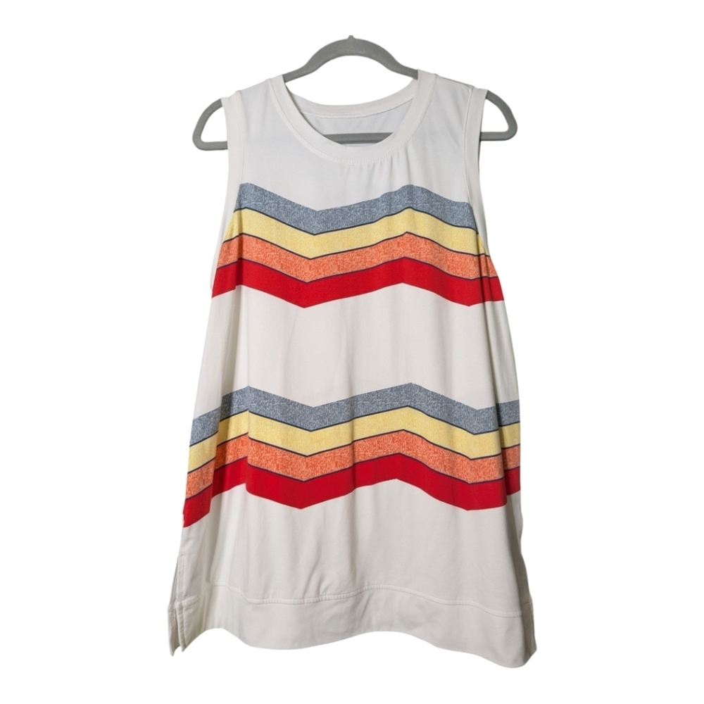 Colorful Chevron Sleeveless Top EUC - Picture 3 of 5